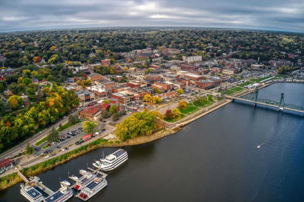 aerial-view-of-the-twin-cities-suburb-of-stillwater